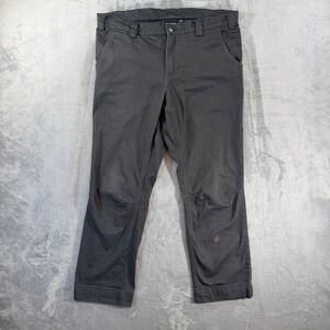 Truewerk Work Pants Men's Size 38x32 Dark Gray Straight Fit Pants Workwear